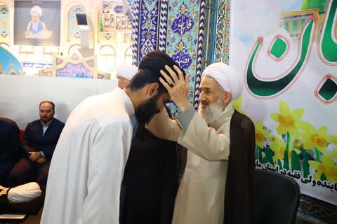 جشن نیمه شعبان و آئین عمامه گذاری در مصلی جمعه ساری