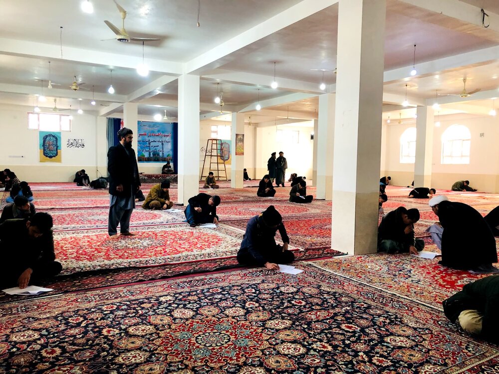 برگزاری مسابقه بزرگ کتابخوانی مهدوی در مدرسه علمیه اهل‌بیت جوزجان افغانستان