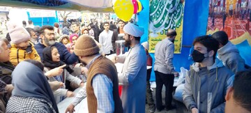 برپایی موکب مدرسه علمیه امام جعفر صادق(ع) شهریار در جشن نیمه‌شعبان