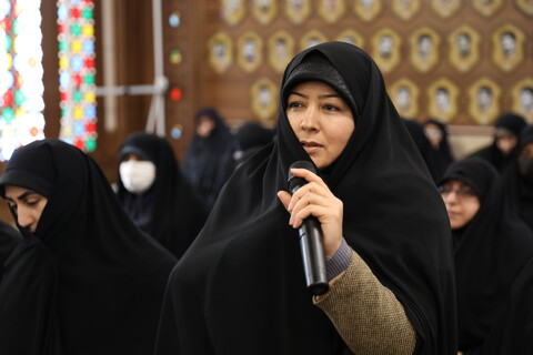 تصاویر/ سخنرانی آیت الله اعرافی در جمع روحانیون، اساتید و مبلغین بناب