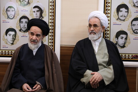 تصاویر/ سخنرانی آیت الله اعرافی در جمع روحانیون، اساتید و مبلغین بناب