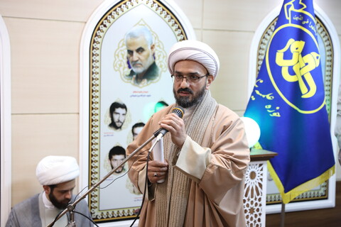 تصاویر/ سخنرانی آیت الله اعرافی در جمع روحانیون، اساتید و مبلغین بناب