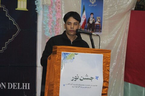 دہلی میں جشنِ میلادِ امام مہدی (عج) اور حرمِ معصومہ (س) کے پرچم کی زیارت