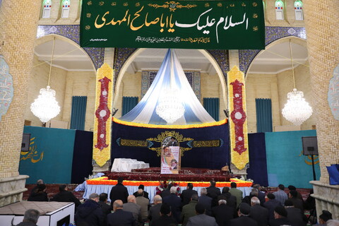 تصاویر/ شرکت آیت الله اعرافی در نماز جمعه بناب