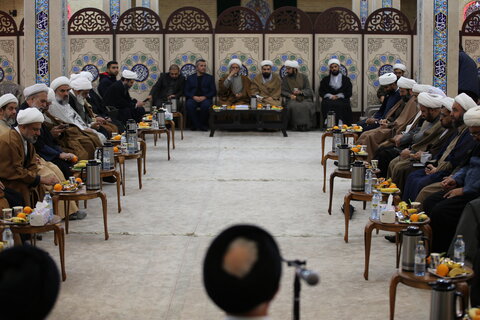 تصاویر| جلسه جامعه روحانیت شیراز به میزبانی بنیاد مهدویت فارس
