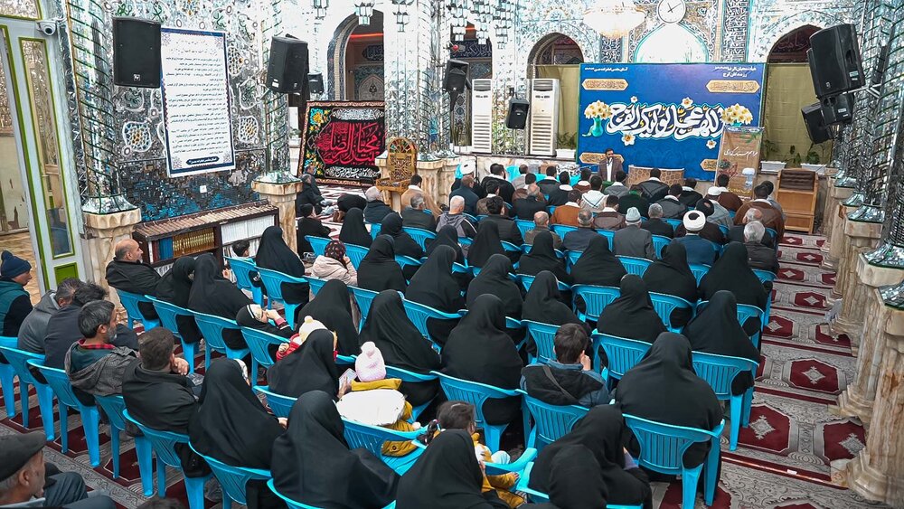 برگزاری جشن تلبس طلاب حوزه علمیه البرز در امامزاده حسن(ع) کرج