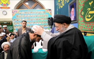 تصاویر/ آئین عمامه گذاری طلاب حوزه علمیه امام خمینی(ره) گرگان