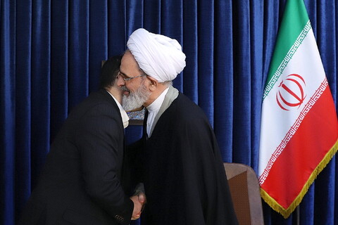تصاویر/ دیدار رئیس سازمان آموزش فنی و حرفه‌ای کشور با آیت الله اعرافی