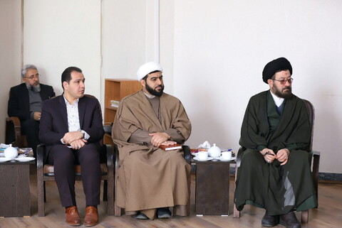 تصاویر/ دیدار رئیس سازمان آموزش فنی و حرفه‌ای کشور با آیت الله اعرافی