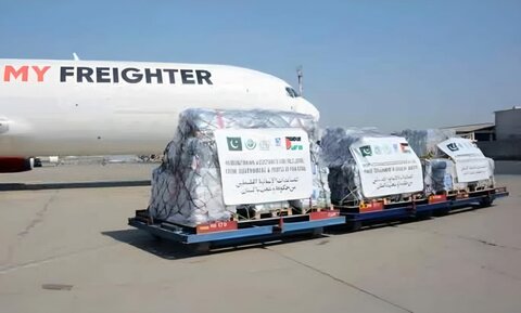 غزہ، لبنان، شام کے جنگ متاثرین کے لئے امدادی کھیپ کا سلسلہ جاری، 60 ٹن سامان روانہ