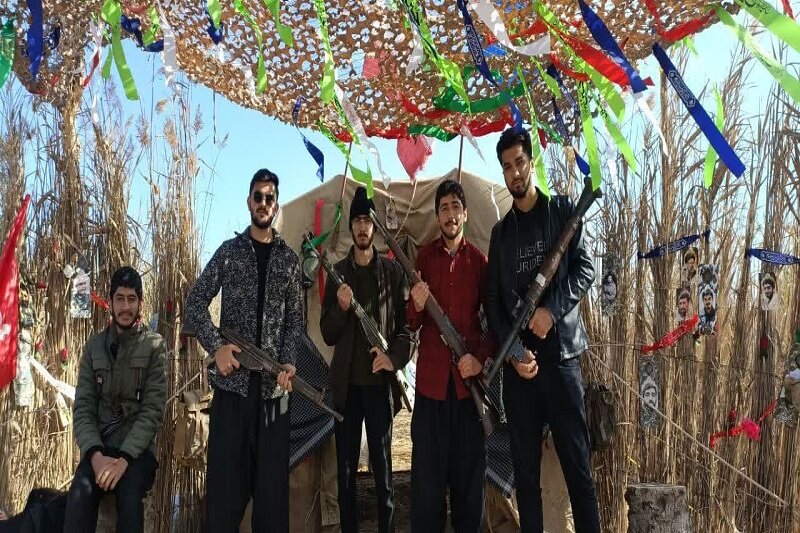 طلاب بسیجی کرمانشاه از مناطق عملیاتی جنوب بازدید کردند