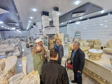 تصاویر/ بازدید امام جمعه چایپاره از کسبه و بازاری ها