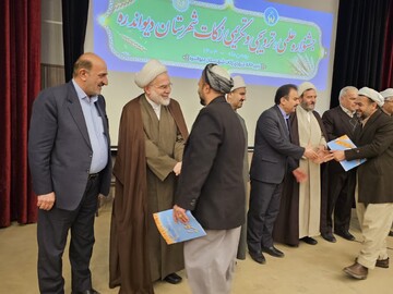 تصاویر/ شورای زکات شهرستان دیواندره با حضور نماینده ولی فقیه در استان کردستان