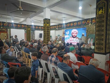 تصاویر/ برگزاری یادواره شهید ابوتراب عاشوری در روستای چاه تلخ