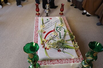 آئین رونمایی از یادمان شهید گمنام حوزه‌های علمیه خواهران برگزار شد + عکس