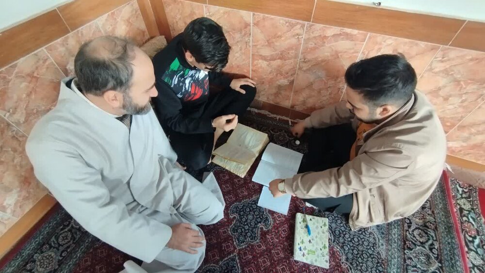 مباحثه عمومی طلاب مدرسه المهدی (عج) مشگین شهر