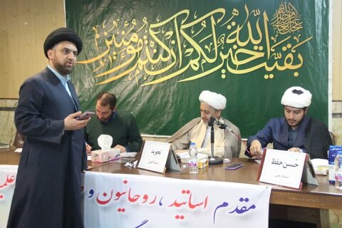 تصاویر /مسابقات قرائت قرآن - تفسیر - ترجمه واذان با حضور طلاب مدارس علمیه استان قزوین برگزار شد