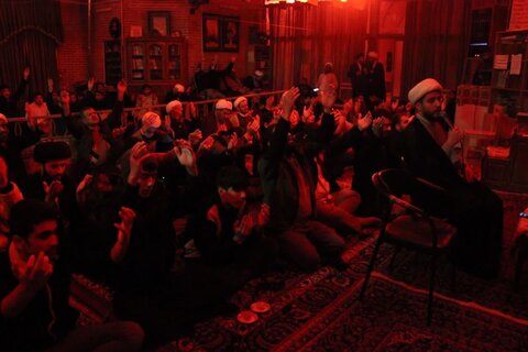 تصاویر / مراسم مناجات شعبانیه در مدرسه علمیه سردارین