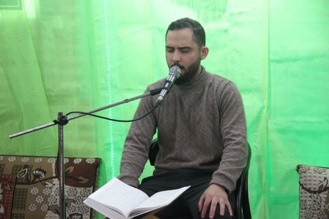 تصاویر / مراسم مناجات شعبانیه در مدرسه علمیه سردارین