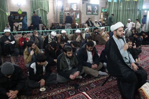 تصاویر / مراسم مناجات شعبانیه در مدرسه علمیه سردارین