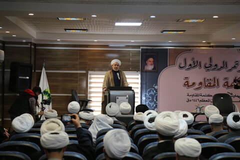 تصاویر/اولین همایش بین المللی کلمة المقاومه برگزار شد