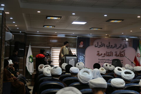 تصاویر/اولین همایش بین المللی کلمة المقاومه برگزار شد