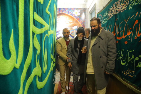 تصاویر/ اختتامیه برنامه های دهه مهدویت و تجلیل از حاج غلامرضا سازگار، شاعر اهل‌بیت(ع) در اصفهان