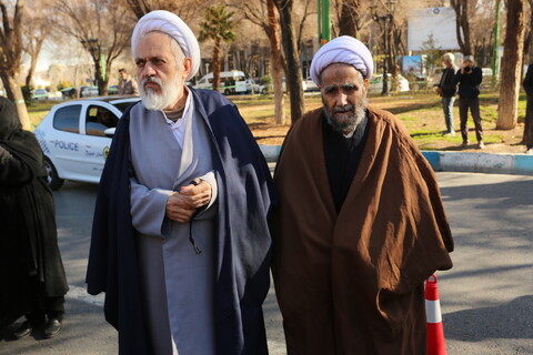 تصاویر / مراسم تشییع آیت‌الله مستجابی در اصفهان‎