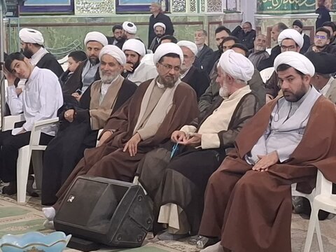 تصاویر/ اجتماع طلاب و فضلای منطقه‌کاشان مقیم قم درآران وبیدگل