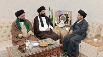 دیدار هیئت دفتر آیت‌الله العظمی شیخ بشیر حسین نجفی با نماینده رهبر معظم انقلاب در بنگلادش