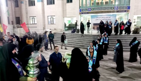 اعزام و بدرقه عمره دانش آموزی