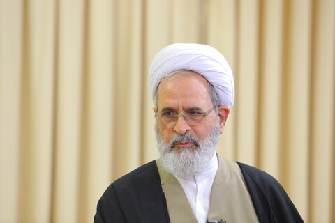 تصاویر / دیدار اعضای ستاد برگزاری تفسیر تسنیم با آیت الله العظمی جوادی آملی