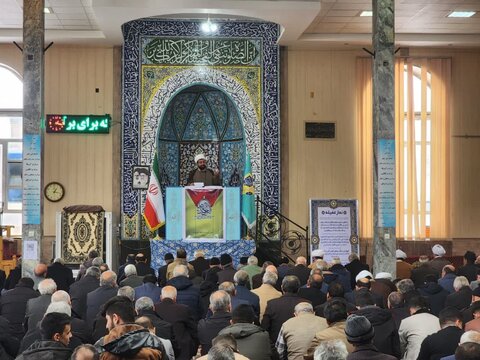 تصاویر/ آیین عبادی سیاسی نماز جمعه چایپاره