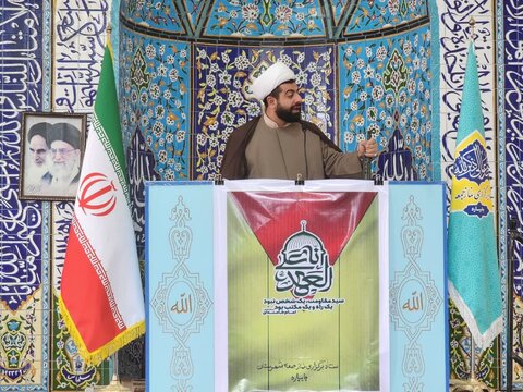 تصاویر/ آیین عبادی سیاسی نماز جمعه چایپاره