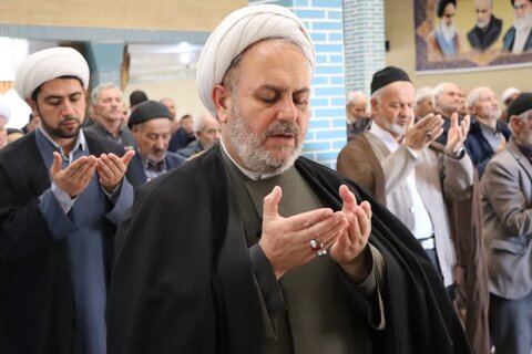 تصاویر/ آیین عبادی سیاسی نماز جمعه نوشین شهر