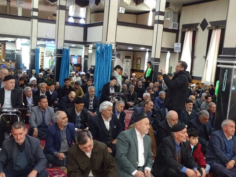 تصاویر/ آیین عبادی سیاسی نماز جمعه چهاربرج