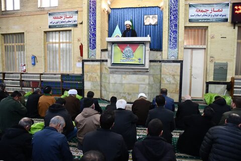 تصاویر/  آئین عبادی سیاسی نمازجمعه خوی