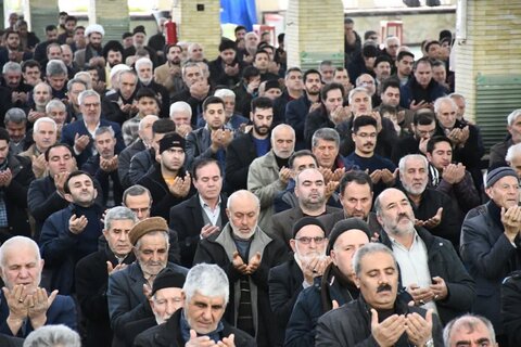 تصاویر/  آئین عبادی سیاسی نمازجمعه خوی