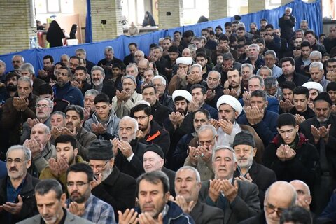 تصاویر/  آئین عبادی سیاسی نمازجمعه خوی