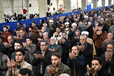 تصاویر/  آئین عبادی سیاسی نمازجمعه خوی