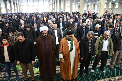 تصاویر/  آئین عبادی سیاسی نمازجمعه خوی