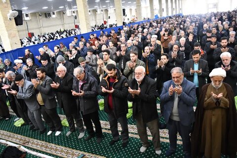 تصاویر/  آئین عبادی سیاسی نمازجمعه خوی