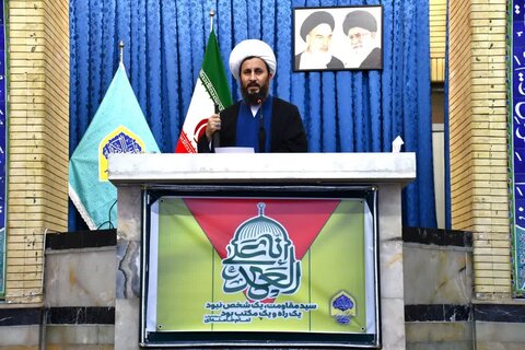 تصاویر/  آئین عبادی سیاسی نمازجمعه خوی