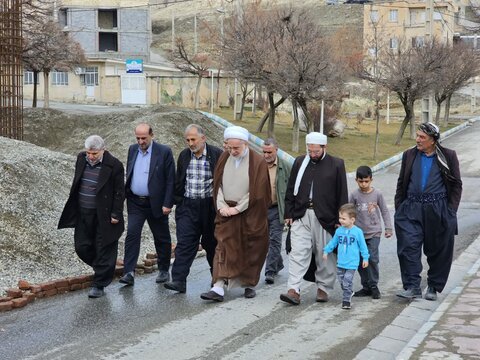 تصاویر/حضور نماینده ولی فقیه در کردستان، در نماز جمعه اهل سنت شهر شویشه از توابع سنندج