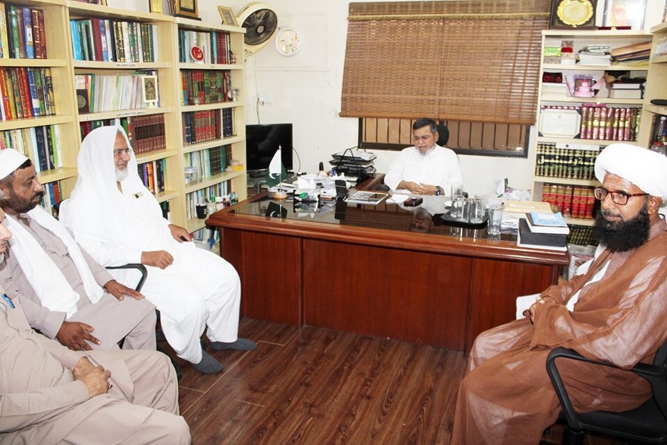 جنوبی پنجاب کے مدارس کے علماء اور شیعہ علماء کونسل کے وفد کی علامہ ڈاکٹر شبیر حسن میثمی سے ملاقات