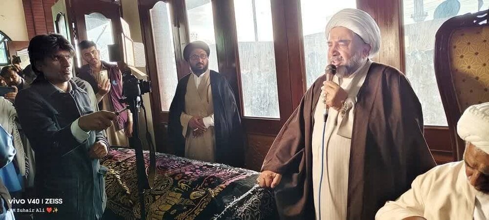 علامہ عارف واحدی کی پرنسپل جامعہ جعفریہ جنڈ کی نماز جنازہ میں شرکت / مرحوم کی دینی و تربیتی خدمات پر خراج تحسین