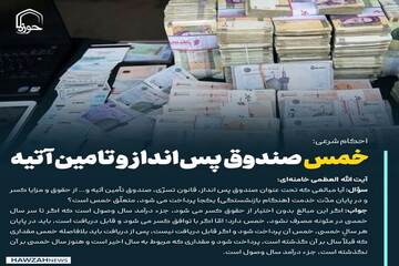 عکس نوشت| خمس صندوق پس‌انداز و تامین آتیه