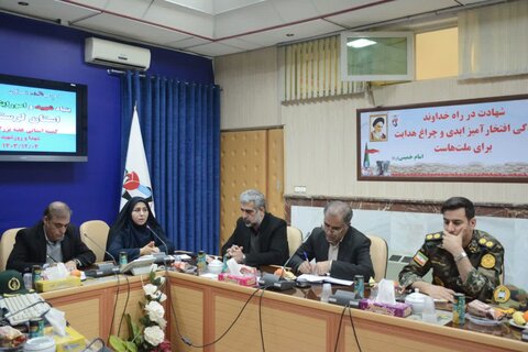 تصاویر برگزاری کمیته استانی هفته بزرگداشت شهدا در خرم‌آباد