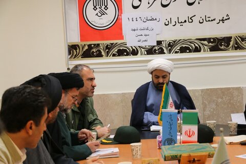 تصاویر/ستاد شئون فرهنگی کامیاران با موضوع رمضان، زندگی با آیه‌ها و بزرگداشت شهید حسن نصرالله