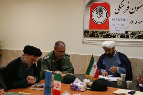 تصاویر/ستاد شئون فرهنگی کامیاران با موضوع رمضان، زندگی با آیه‌ها و بزرگداشت شهید حسن نصرالله